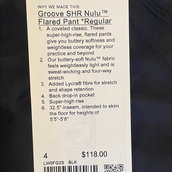 Lululemon Flared Super High Rise Pants - Picture 3 of 3